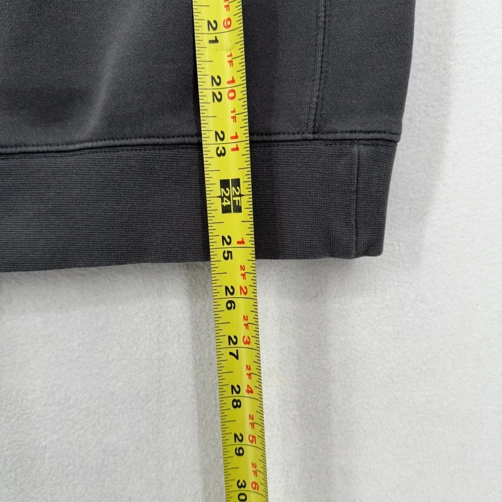 Nike Mens Gray Pullover Hoodie Sweatshirt Long Sleeve Pocket Logo Size M‎